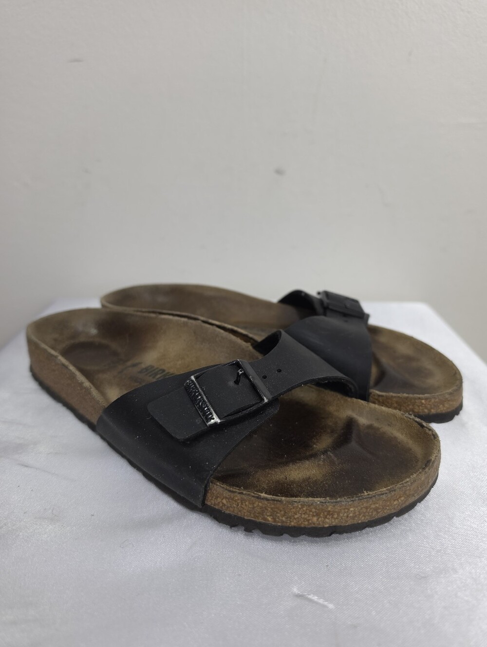 Birkenstock Black Single-Strap Sandals